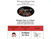 Tablet Screenshot of designsbyjoy2.net